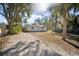 Quaint house with a gravel driveway and mature trees at 3458 17Th S Ave, St Petersburg, FL 33711