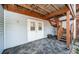 Backyard patio with stairs leading to the ground at 514 Ryans Woods Ln, Palm Harbor, FL 34683