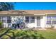 Private backyard with patio and grill at 9022 Ramsgate Dr # 9022, New Port Richey, FL 34655