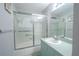 Updated bathroom with a tub and shower, and a modern vanity at 9022 Ramsgate Dr # 9022, New Port Richey, FL 34655