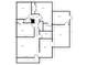 Home floor plan, showing living area and bedrooms with associated areas at 102 Shore E Dr, Oldsmar, FL 34677