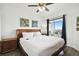 King-size bed, balcony access, and modern decor at 11605 Gulf Blvd # 502, Treasure Island, FL 33706