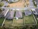 Aerial view showcasing homes with backyard and community at 30399 Marquette Ave, Wesley Chapel, FL 33545
