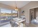 Kitchen dining area with water views at 4973 58Th S Ave, St Petersburg, FL 33715