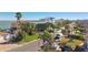 Houses on tree-lined street near the water at 568 Johns Pass Ave, Madeira Beach, FL 33708