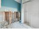 Bathroom under renovation with exposed pipes and shower at 568 Johns Pass Ave, Madeira Beach, FL 33708
