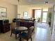 Small kitchenette with microwave and mini-fridge at 140 Riviera Dunes Way # 1001, Palmetto, FL 34221