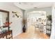 Open dining area with view of kitchen and living room at 3022 Beaver Pond Trl, Valrico, FL 33596