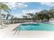 Community pool with plenty of lounge chairs at 3022 Beaver Pond Trl, Valrico, FL 33596