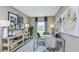 Home office featuring a desk, window, and stylish decor at 5803 Laurelcrest Gln, Palmetto, FL 34221