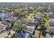 Aerial view showcasing home and neighborhood at 7403 S Swoope St, Tampa, FL 33616