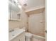 Clean bathroom with a shower/tub combo and updated vanity at 11 Leaning Palm Ct, Plant City, FL 33563