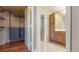 Bathroom with a toilet and adjacent closet at 12055 Gandy N Blvd # 231, St Petersburg, FL 33702