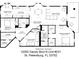 Floorplan of 2013 sq ft condo unit #231, showing rooms and dimensions at 12055 Gandy N Blvd # 231, St Petersburg, FL 33702