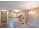 Open concept dining area and kitchen at 1400 Gandy N Blvd # 715, St Petersburg, FL 33702