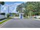 Gated community entrance with guard house at 4961 Britni Way, Zephyrhills, FL 33541