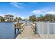 Private wooden dock offers convenient waterfront access at 1365 Snell Isle Blvd Ne # 3B, St Petersburg, FL 33704