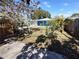 Spacious backyard with lush landscaping at 1644 24Th N Ave, St Petersburg, FL 33713