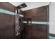 Large walk-in shower with multiple shower heads and modern tile at 2746 Via Tivoli # 135B, Clearwater, FL 33764