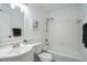 Clean bathroom with a bathtub, shower, and vanity at 500 Randolph Rd, Venice, FL 34293