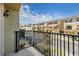 Private balcony overlooking community with parking at 5517 Angel Fish Ct, New Port Richey, FL 34652