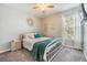 Bedroom with a full-size bed and nightstand at 6785 47Th N Ln, Pinellas Park, FL 33781