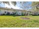 Large backyard with grassy lawn and mature trees at 8041 Green Pines Ter, Spring Hill, FL 34606