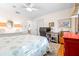 Guest bedroom with a comfortable workspace at 8041 Green Pines Ter, Spring Hill, FL 34606