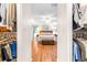 View of bedroom from walk-in closet at 8041 Green Pines Ter, Spring Hill, FL 34606