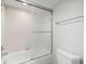 Clean bathroom with shower/tub and toilet at 8755 Bardmoor Blvd # 105, Seminole, FL 33777