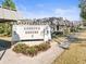 Community entrance sign for Cordova Greens V at 8755 Bardmoor Blvd # 105, Seminole, FL 33777