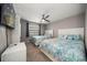 Guest bedroom with two double beds and TV at 9815 Harrell Ave # 302, Treasure Island, FL 33706