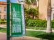 Stetson University College of Law banner on a street post at 1002 Hull S St, Gulfport, FL 33707