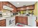 Close-up view of the kitchen sink and countertop area at 11511 113Th St # 27C, Largo, FL 33778