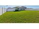 Expansive backyard with lush green grass, a privacy fence, and an open feel at 13388 Great Plains Dr, Riverview, FL 33579