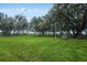 Lush green park with mature trees and benches for relaxation at 13388 Great Plains Dr, Riverview, FL 33579