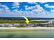 Beachfront condo building, aerial view showing its coastal location at 18320 Gulf Blvd # 303, Redington Shores, FL 33708