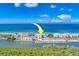 Aerial view of a beachfront condo building, highlighting its prime location at 18320 Gulf Blvd # 303, Redington Shores, FL 33708