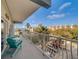 Peaceful balcony with seating and ocean views at 18320 Gulf Blvd # 303, Redington Shores, FL 33708