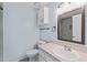 Updated bathroom with vanity, shower, and stylish fixtures at 2014 E Seward St, Tampa, FL 33604