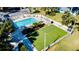Community pool and putting green area, perfect for relaxation and recreation at 2465 Northside Dr # 1808, Clearwater, FL 33761