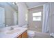 Traditional bathroom featuring a vanity, bathtub and shower at 2529 Clareside Dr, Valrico, FL 33596