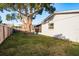 Grass yard with a large tree and a view of the house's side at 2713 Apia Pl, Holiday, FL 34691