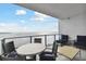 Enjoy breathtaking water views from this furnished balcony at 2910 W Barcelona St # 1901, Tampa, FL 33629