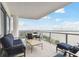 Spacious balcony with city and water views, perfect for relaxing at 2910 W Barcelona St # 1901, Tampa, FL 33629