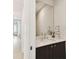 Modern bathroom with a sleek vanity and contemporary fixtures at 2910 W Barcelona St # 1901, Tampa, FL 33629
