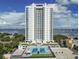 Highrise building with water view and tennis courts at 2910 W Barcelona St # 1901, Tampa, FL 33629