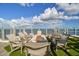 Rooftop fire pit with water views at 2910 W Barcelona St # 1901, Tampa, FL 33629