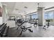 Fitness center with various weight machines and free weights at 2910 W Barcelona St # 1901, Tampa, FL 33629