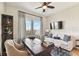Bright home office features a large window, comfortable seating, and a spacious desk at 2910 W Barcelona St # 1901, Tampa, FL 33629